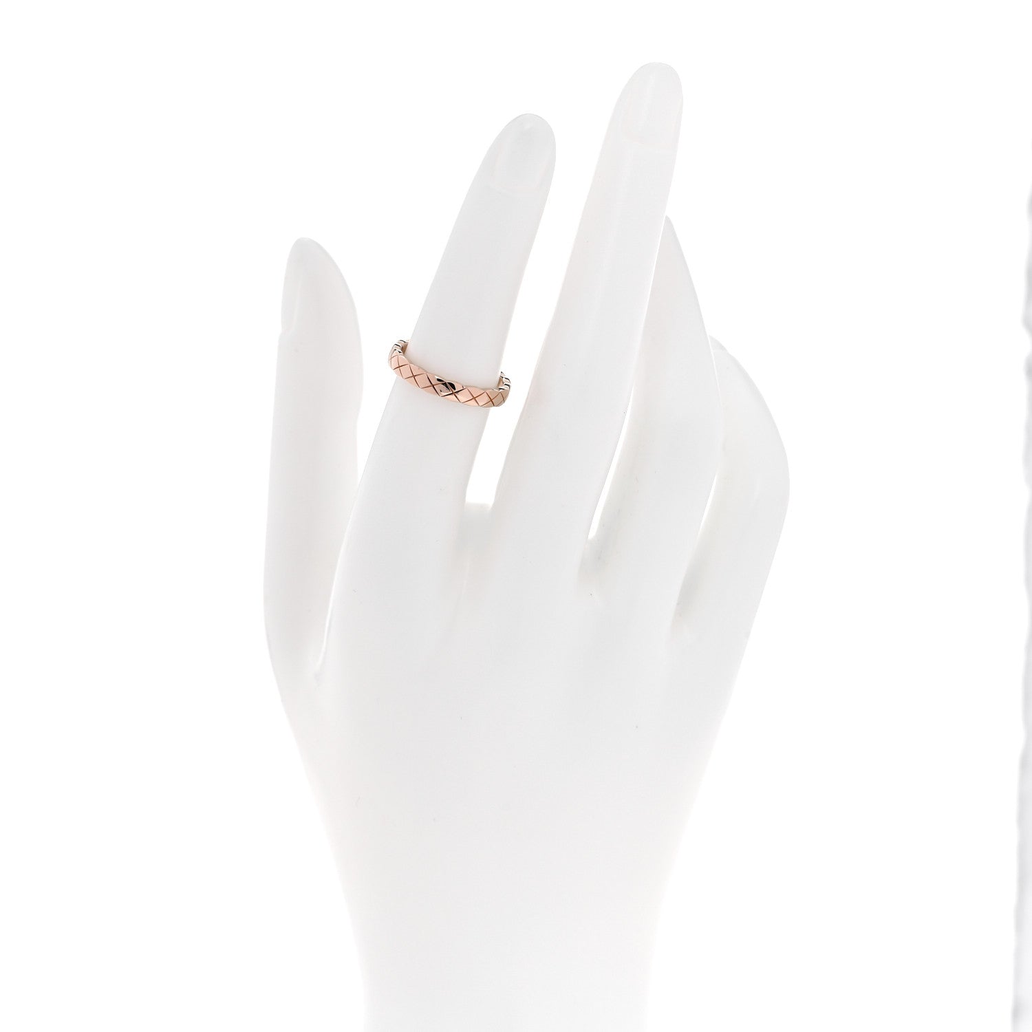 Chanel 18K Beige Gold Mini Coco Crush Ring 52 6 2 of 6
