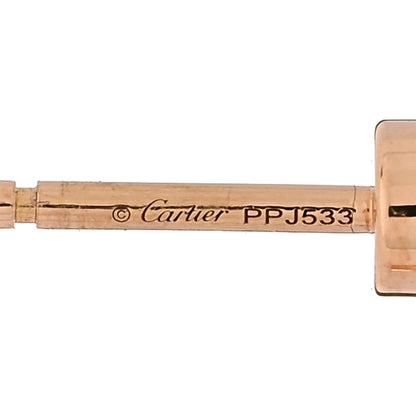 Cartier 18K Pink Gold Diamond MM D'Amour Earrings 4 of 5