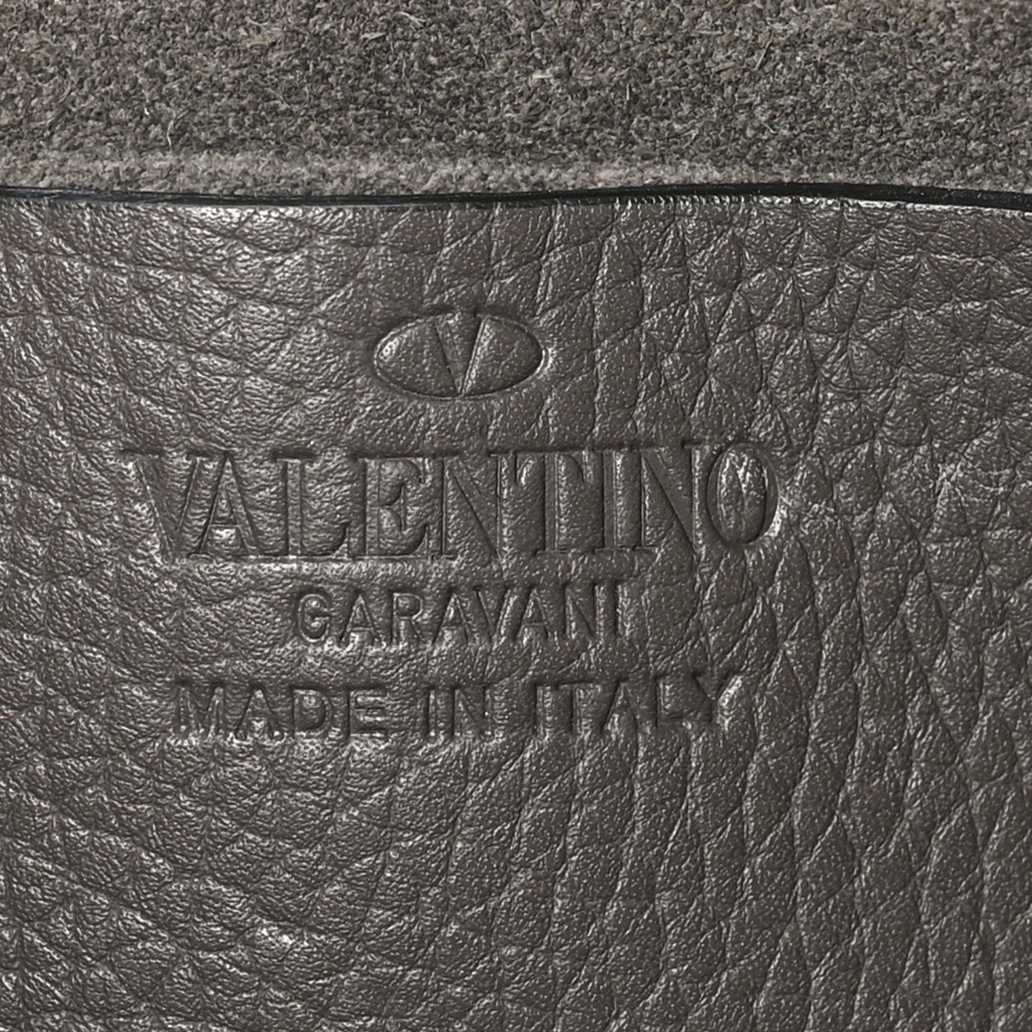 Valentino Garavani Pebbled Calfskin Rockstud Double Zip Camera Crossbody Bag Graphite 6 of 10