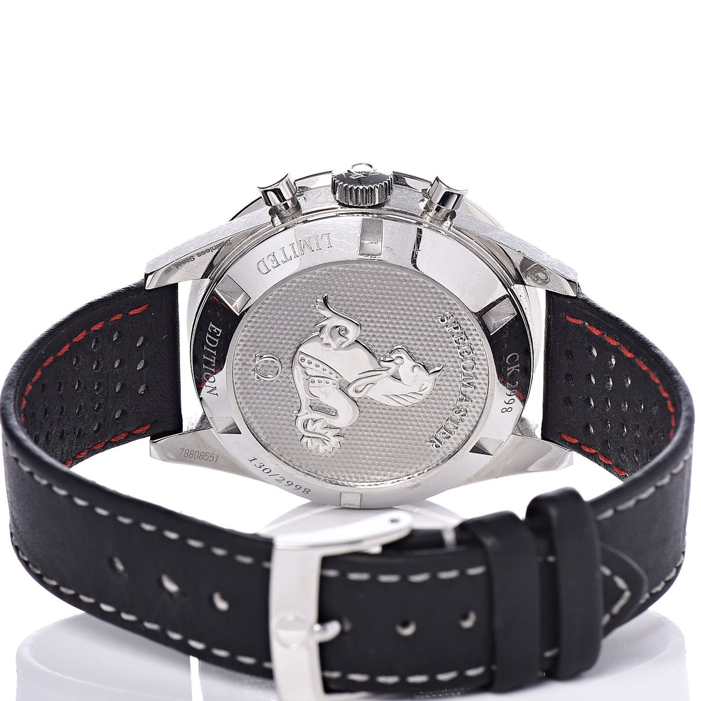 Stainless Steel Calfskin 39mm Speedmaster CK2998 Pulsometer Moonwatch Limited Edition Automatic Watch 311.32.40.30.02.001