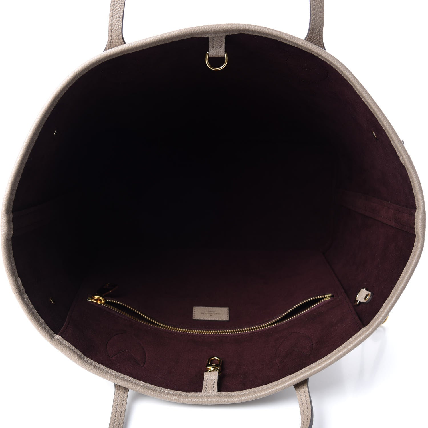 Louis Vuitton Empreinte Monogram Giant Neverfull MM Tourterelle 5 of 10