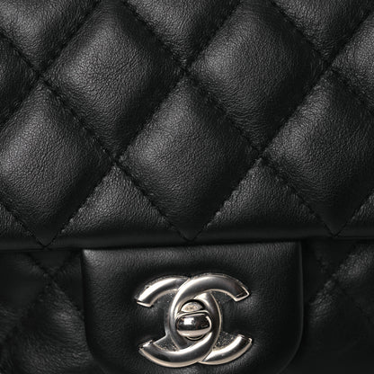 Chanel Calfskin Quilted CC Uniform Flap Belt Bag Black 11 of 16
