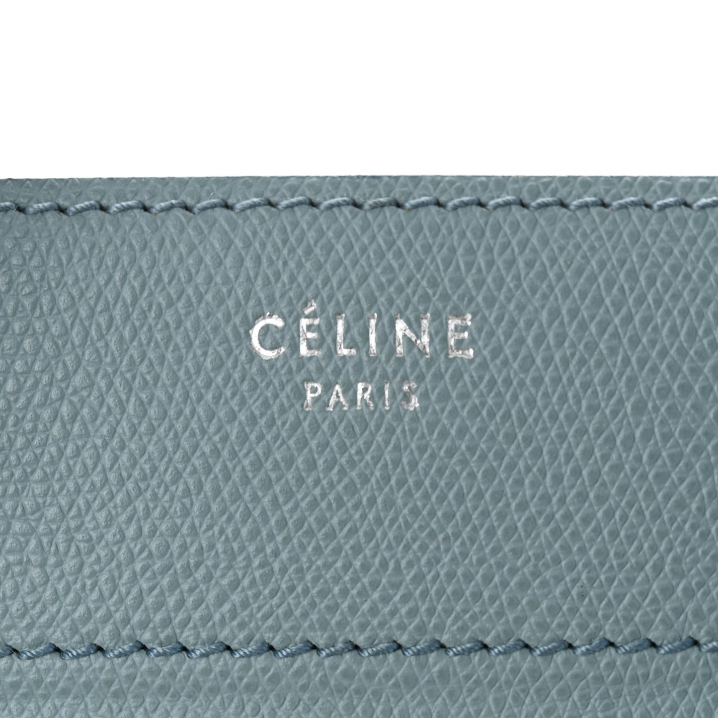 Grained Calfskin Medium Phantom Luggage Sky Blue
