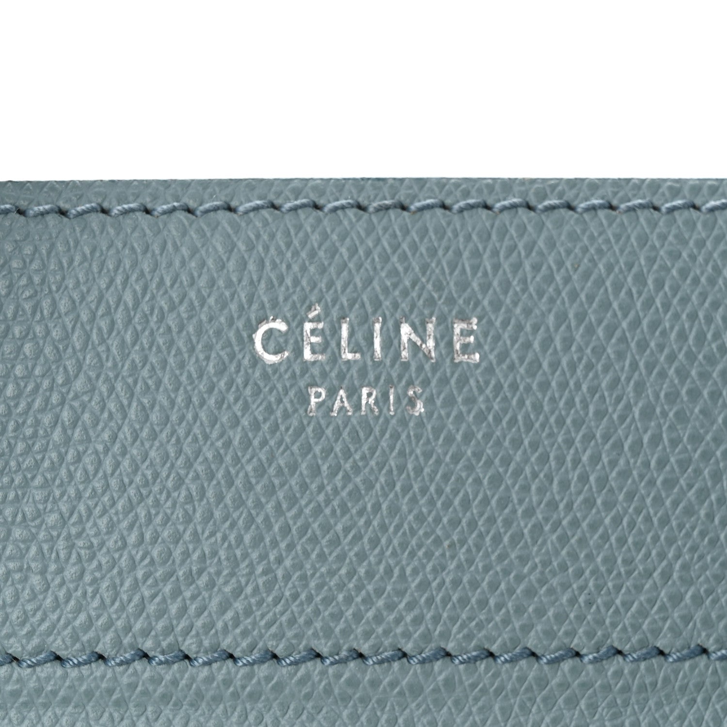 Celine Grained Calfskin Medium Phantom Luggage Sky Blue 6 of 15