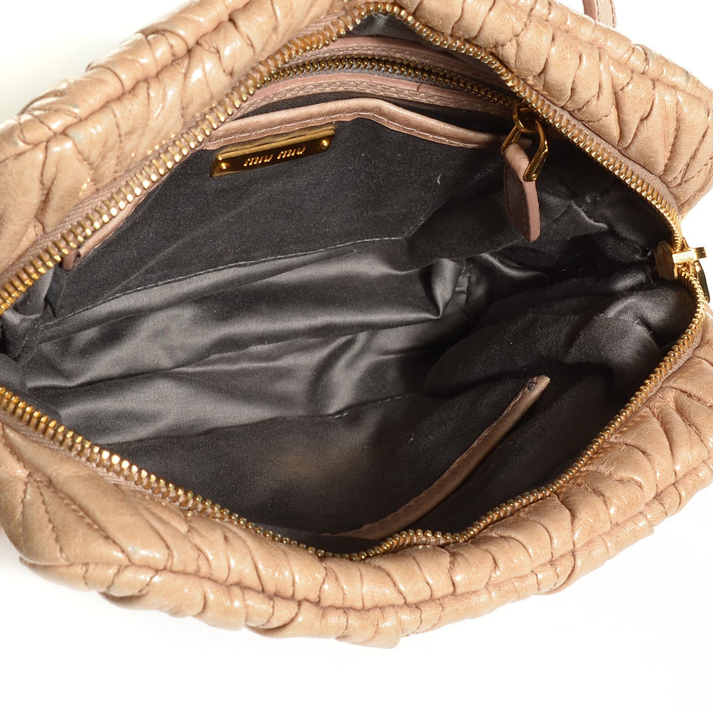 Nappa Matelasse Shoulder Bag Cammeo