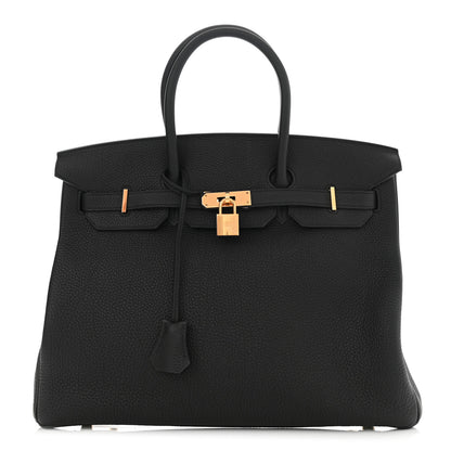 Hermes Togo Birkin 35 Black 1 of 9