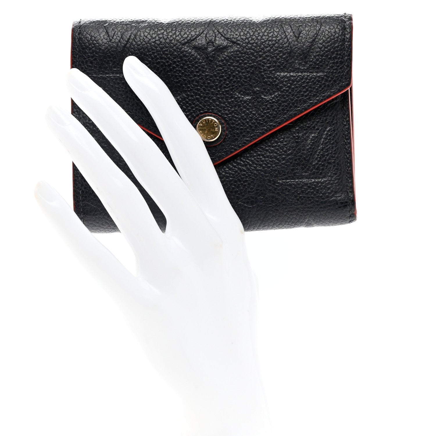 Louis Vuitton Empreinte Victorine Wallet Marine Rouge 2 of 10