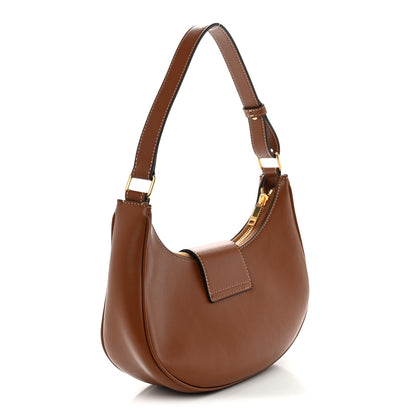 Celine Smooth Calfskin Medium Strap Ava Triomphe Shoulder Bag Tan 3 of 10