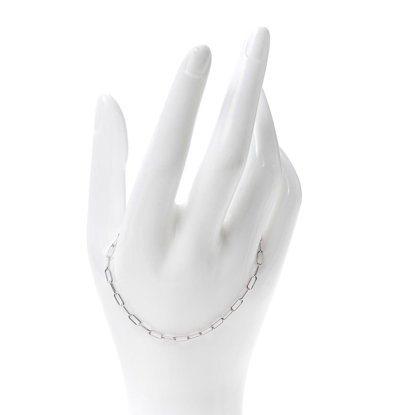Platinum Chain Link Bracelet