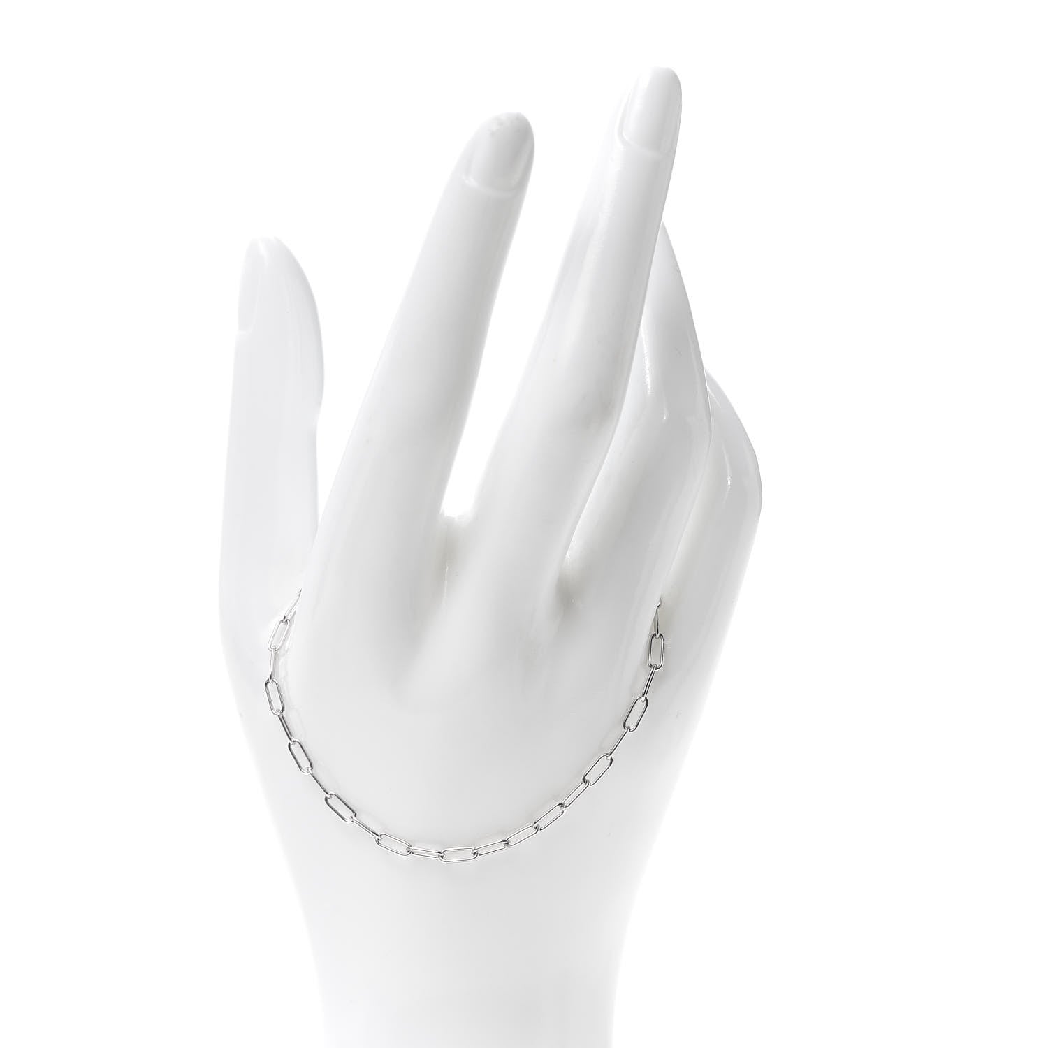 Tiffany Platinum Chain Link Bracelet 2 of 7