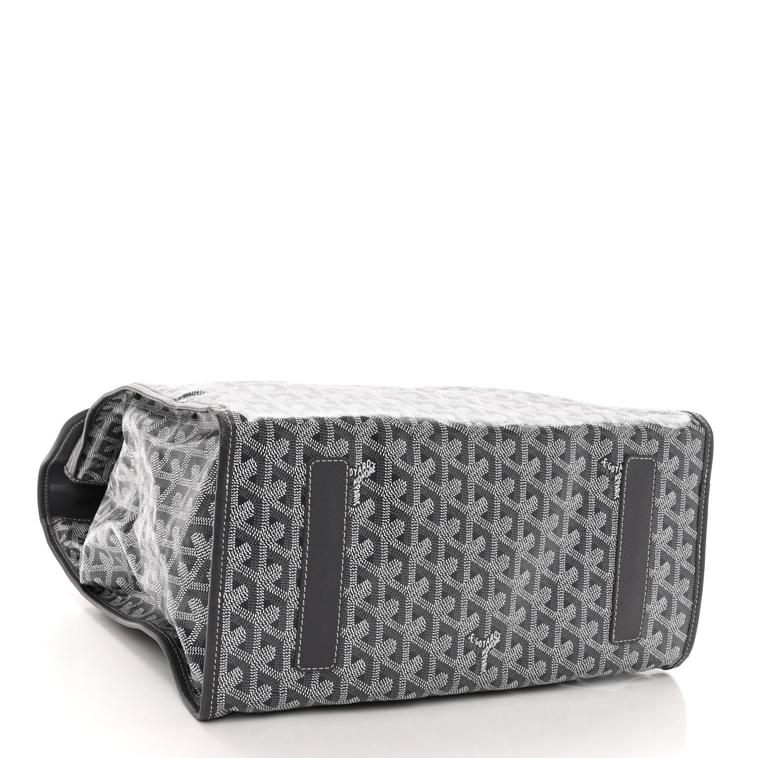 Goyard Goyardine Saint Leger Soft Briefcase Backpack Grey 4 of 10