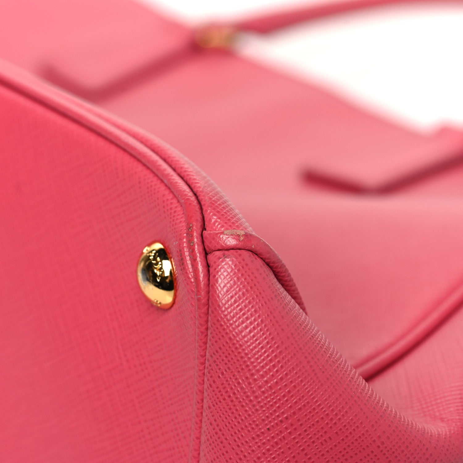 Prada Saffiano Large Galleria Double Zip Tote Peonia 12 of 19