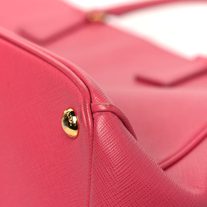 Prada Saffiano Large Galleria Double Zip Tote Peonia 12 of 19