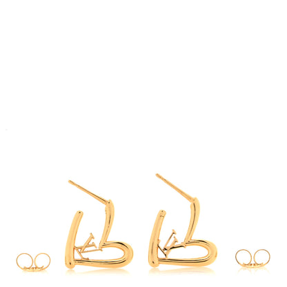 Louis Vuitton Fall In Love Heart Earrings PM Gold 3 of 4