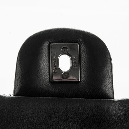 Chanel Sequin Lambskin Jumbo Moonlight on Water Flap Black 6 of 8