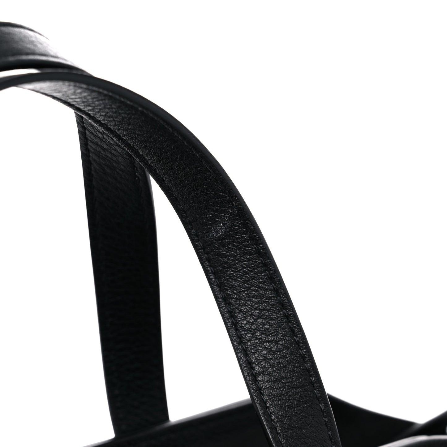 Pebbled Calfskin Mini Zip Multitude Tote Black