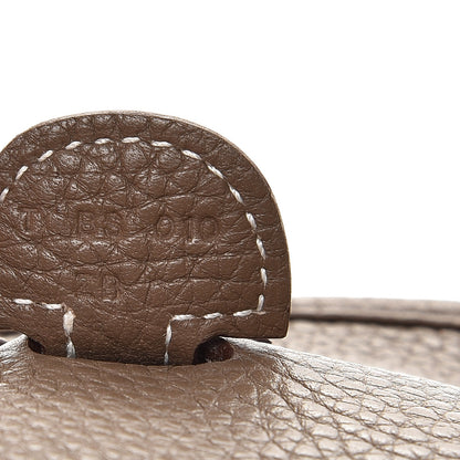 Hermes Taurillon Clemence Evelyne III PM Etoupe 8 of 10