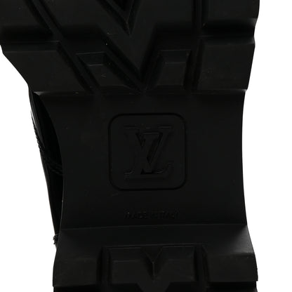 Louis Vuitton Patent Territory Ranger Boots 38 Black 7 of 10