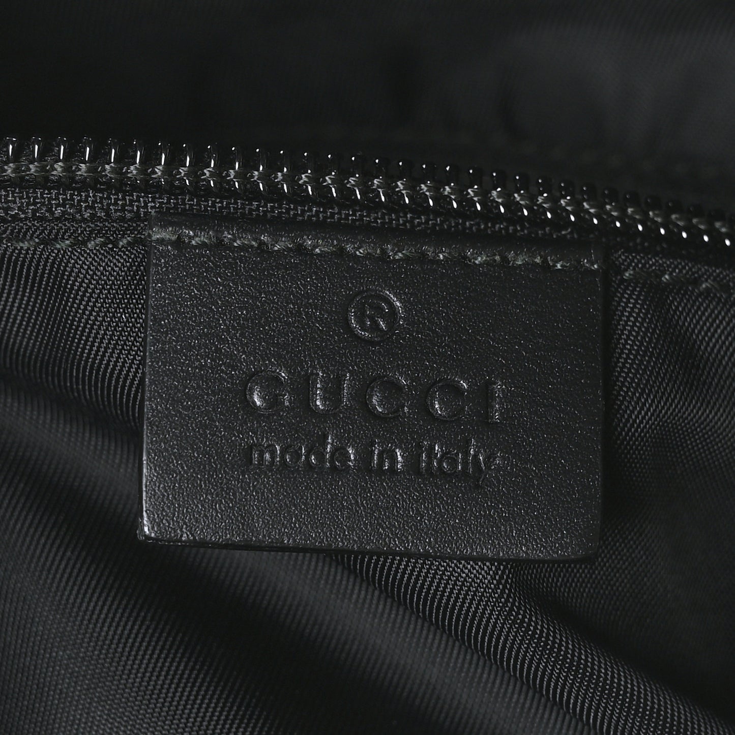 GG Supreme Monogram Crossbody Messenger Bag Black Grey