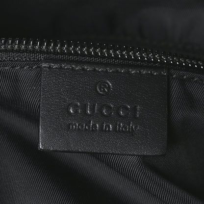 Gucci GG Supreme Monogram Crossbody Messenger Bag Black Grey 6 of 9