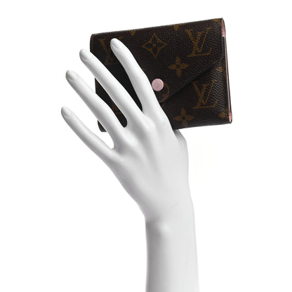Louis Vuitton Monogram Victorine Wallet Rose Ballerine 2 of 8