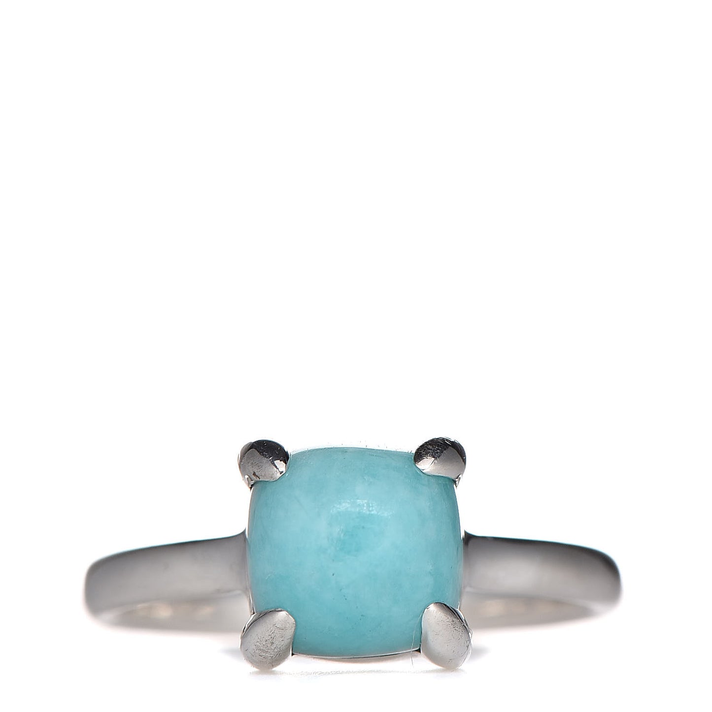Sterling Silver Amazonite Paloma's Sugar Stacks Ring 49 5