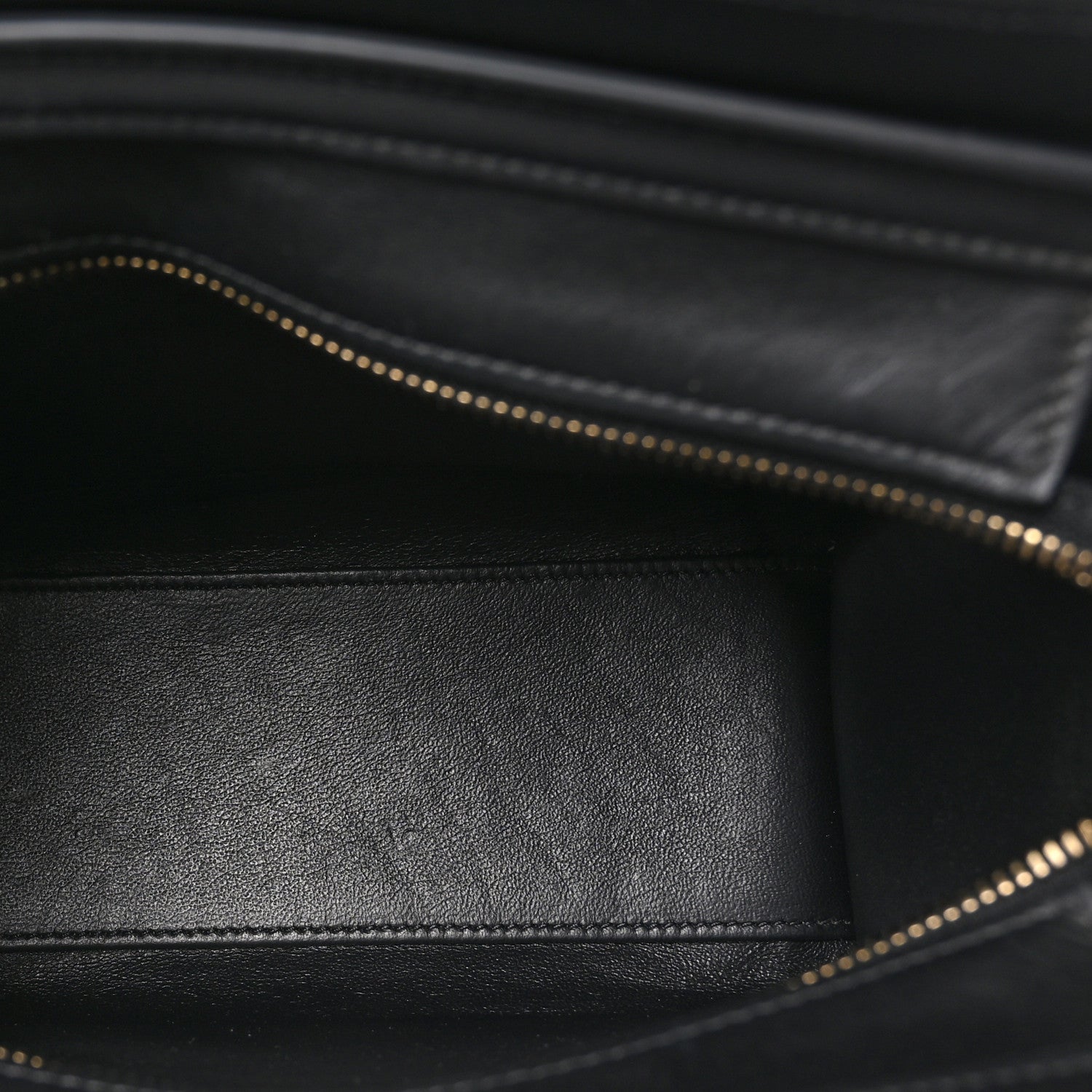Celine Smooth Calfskin Nano Luggage Black 5 of 11