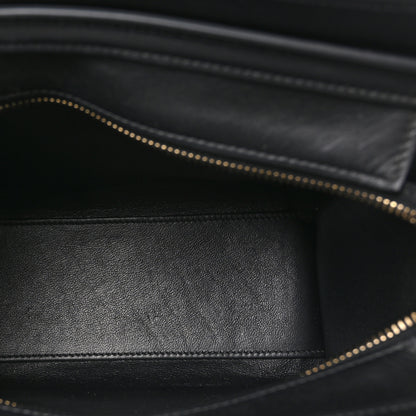 Celine Smooth Calfskin Nano Luggage Black 5 of 11