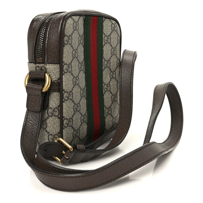 Gucci GG Supreme Monogram Web Mini Ophidia Messenger Brown 3 of 10