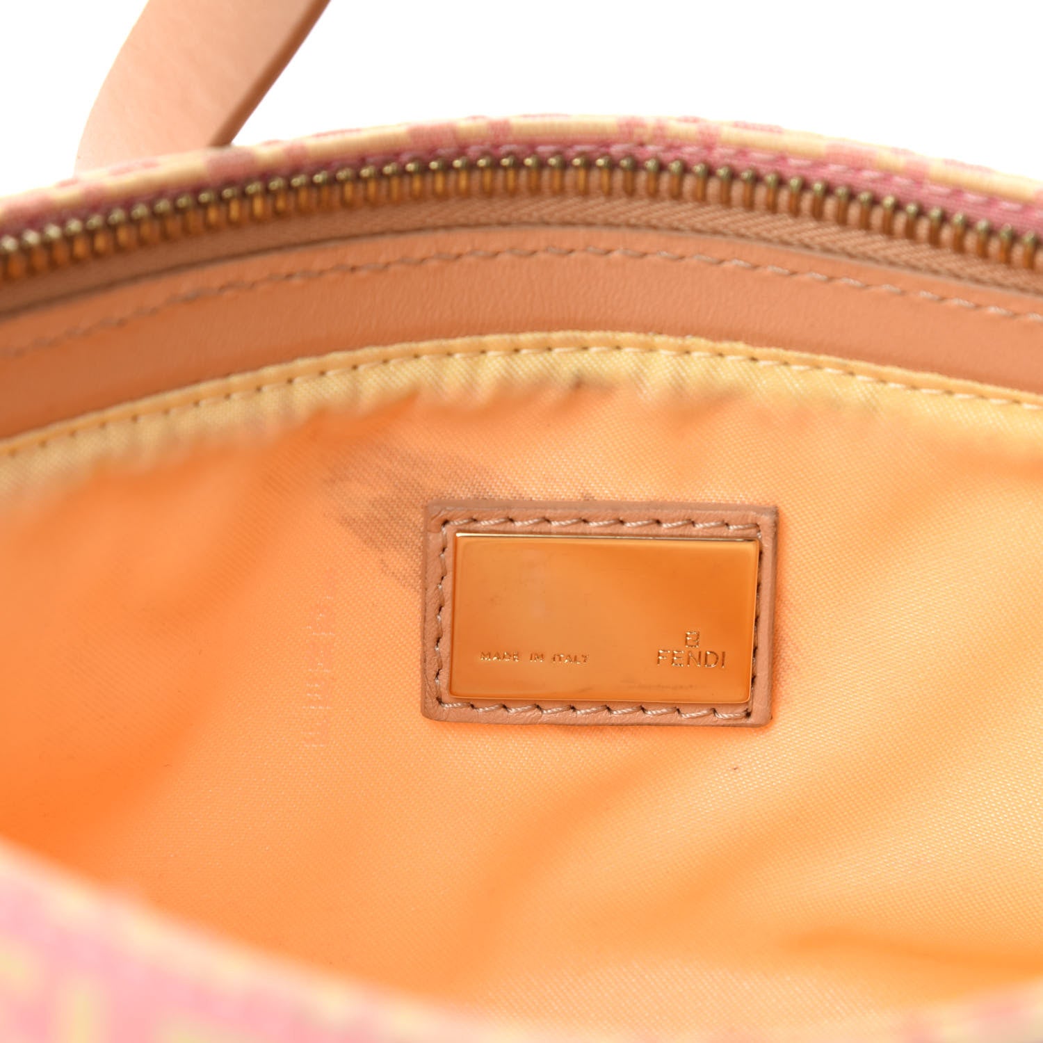 Fendi Zucchino Pochette Pink 9 of 10