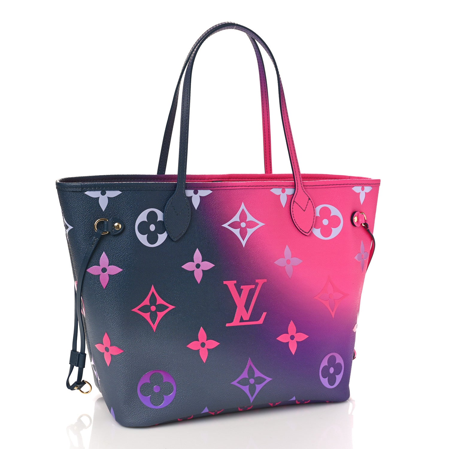 Louis Vuitton Monogram Giant Spring In The City Neverfull MM Midnight Fuchsia 3 of 8