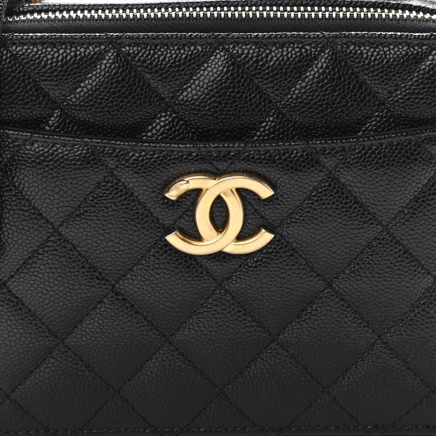 Chanel Caviar Quilted Small Pick Me Up Vanity Case Black 8 of 11
