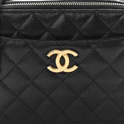 Chanel Caviar Quilted Small Pick Me Up Vanity Case Black 8 of 11