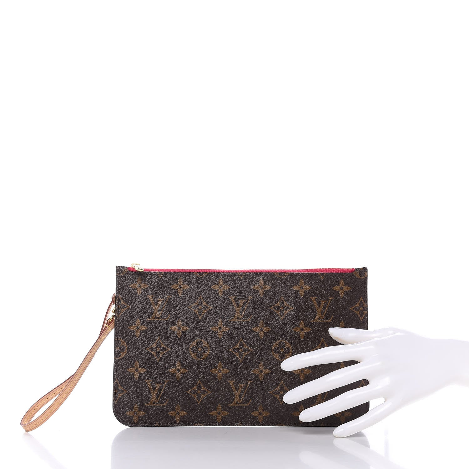 Louis Vuitton Monogram Neverfull MM GM Pochette Pivoine 2 of 11