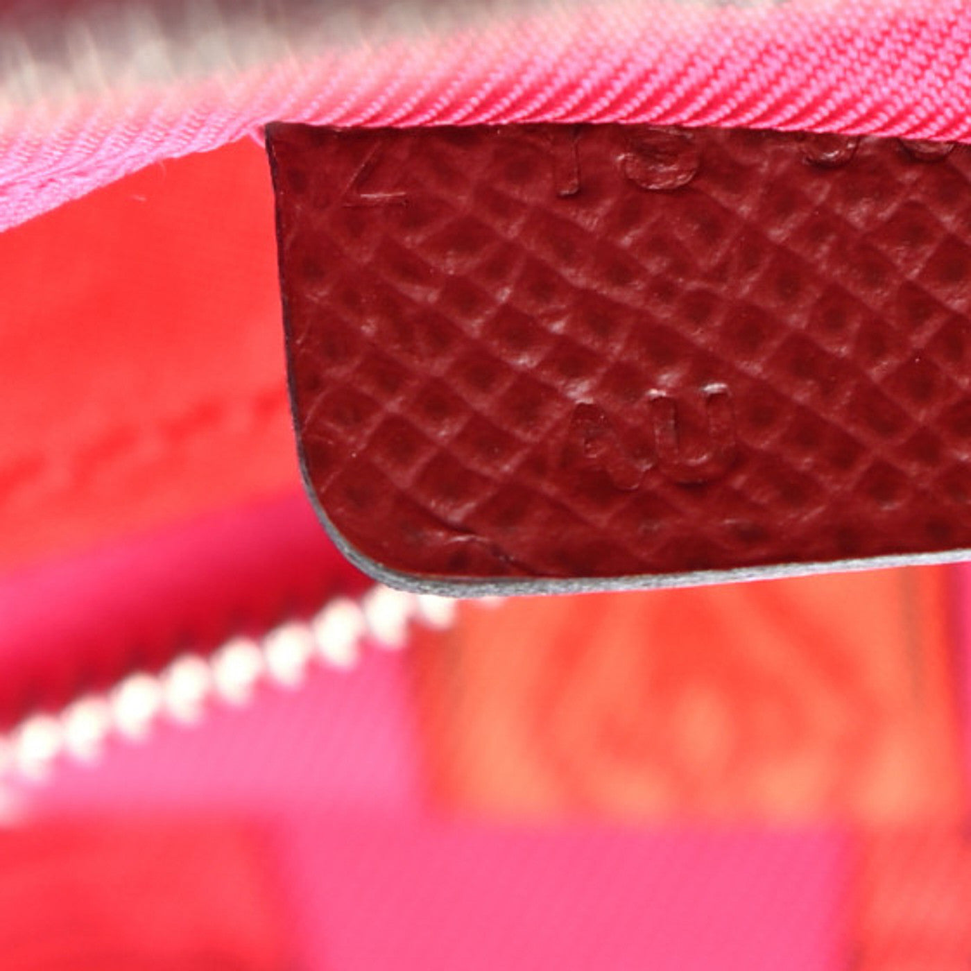 Hermes Epsom Silk'In Compact Wallet Rouge H Rose Mexico 7 of 7