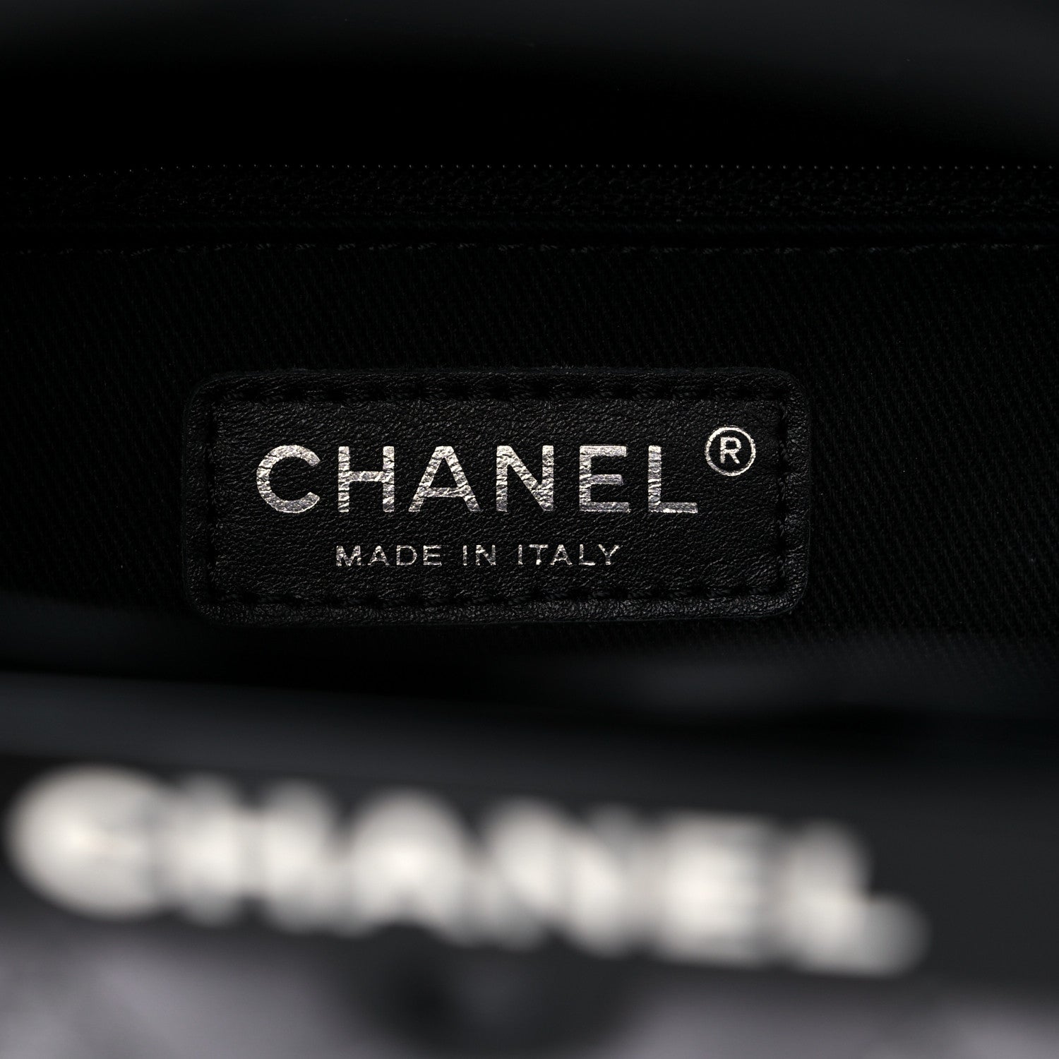 Chanel Glazed Calfskin Quilted Large CC Delivery Tote Grey 6 of 18