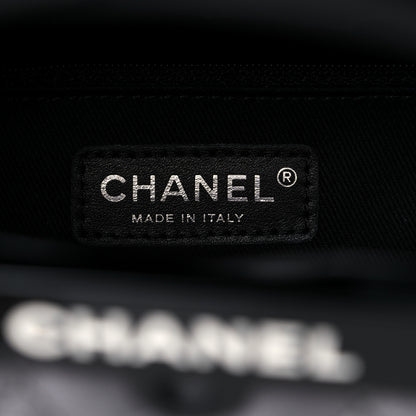 Chanel Glazed Calfskin Quilted Large CC Delivery Tote Grey 6 of 18