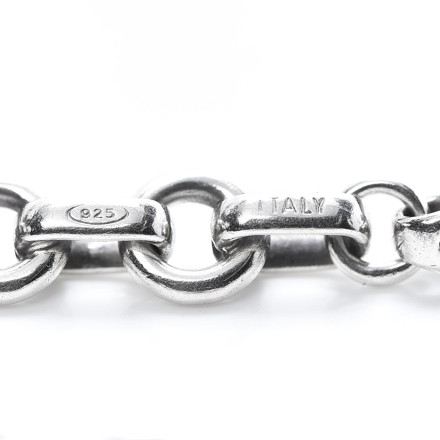 Tiffany Sterling Silver Round Chain Link Bracelet 5 of 6