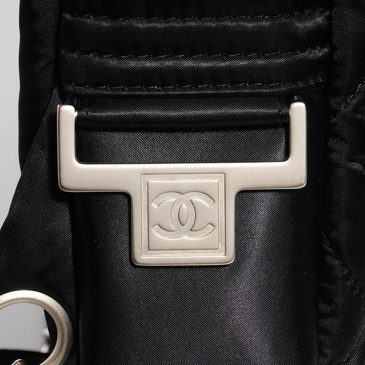 Nylon Ski Sport Backpack Black