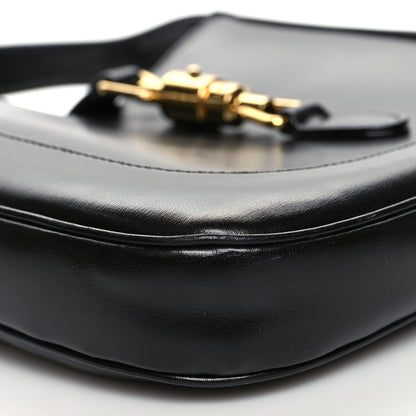 Gucci Boarded Dyana Lux Calfskin Small Jackie 1961 Hobo Black 13 of 17