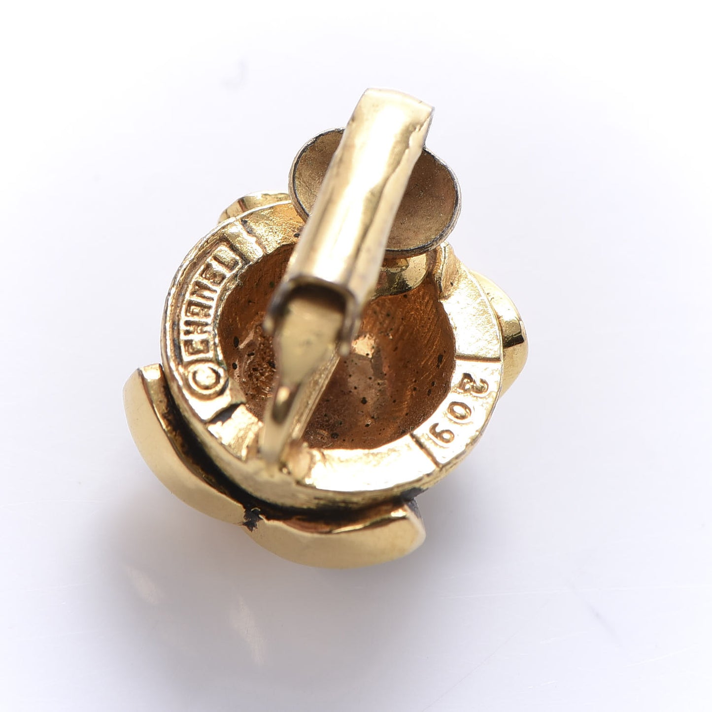 CC Clip On Earrings Gold