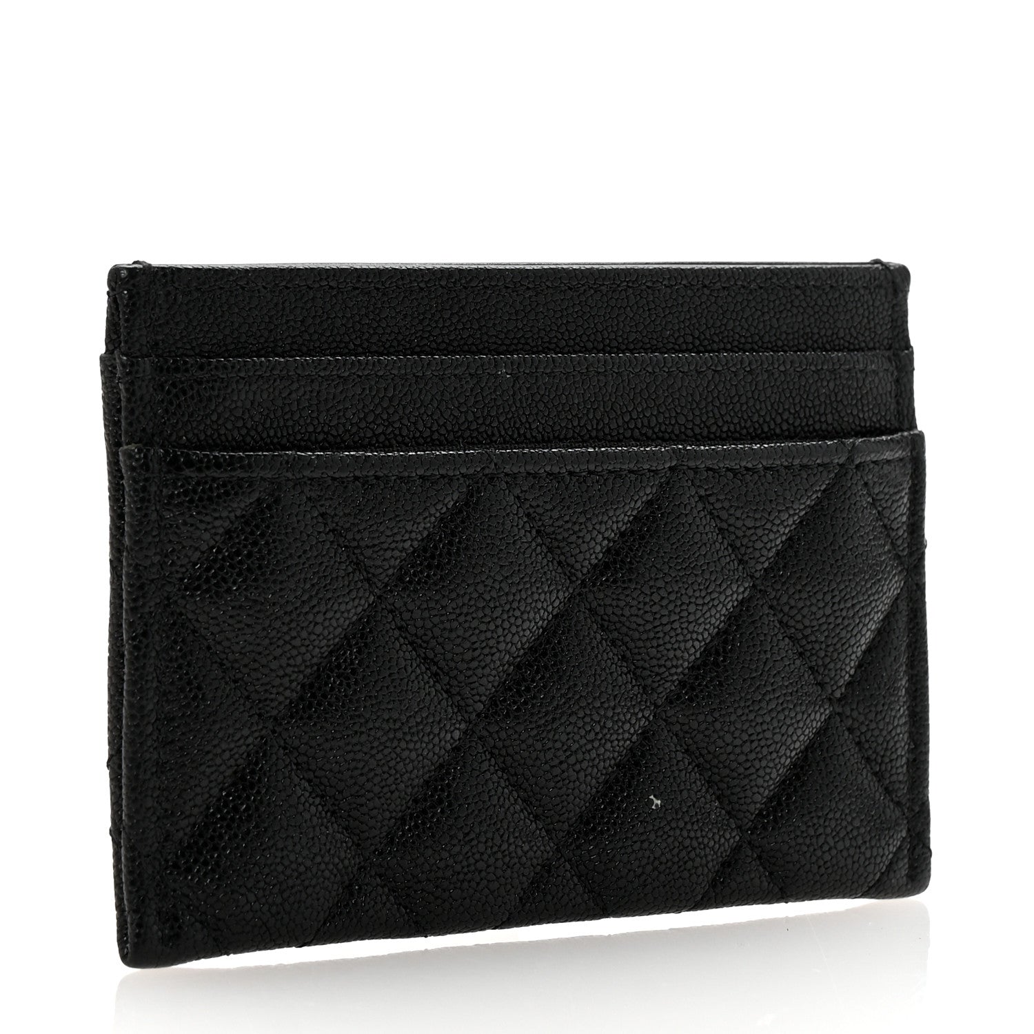 Chanel Caviar Quilted Boy Card Holder Black 3 of 9