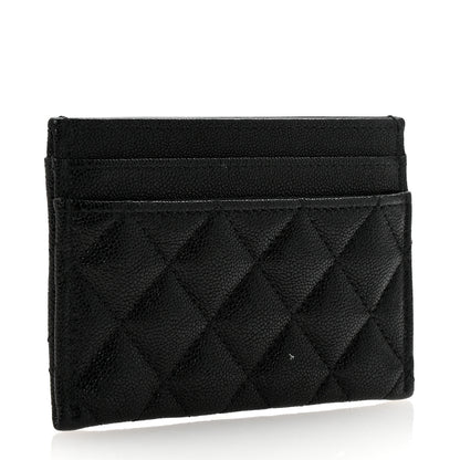 Chanel Caviar Quilted Boy Card Holder Black 3 of 9