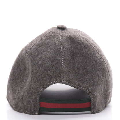 Gucci Wool Web Baseball Hat M Grey 4 of 7