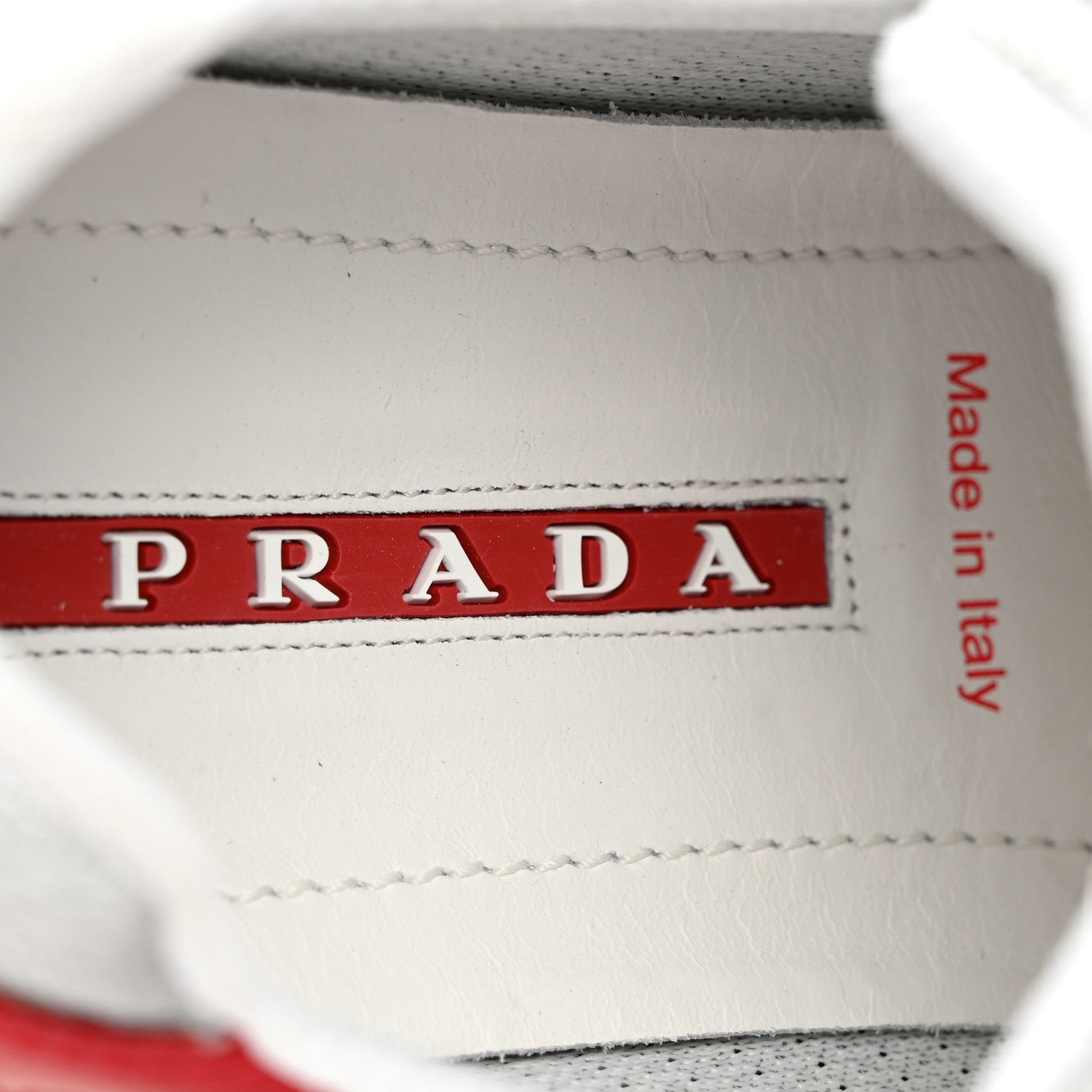Prada Patent America's Cup Patchwork Sneakers 37.5 Red 8 of 10