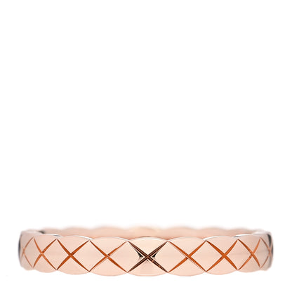 Chanel 18K Beige Gold Mini Coco Crush Ring 58 8.25 1 of 6
