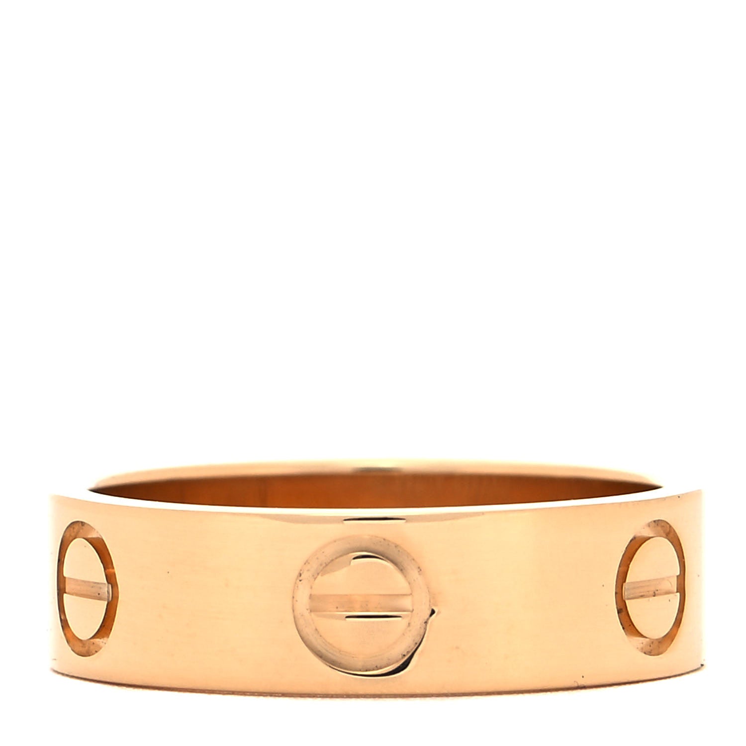 Cartier 18K Yellow Gold 5.5mm LOVE Ring 53 6.25 1 of 5