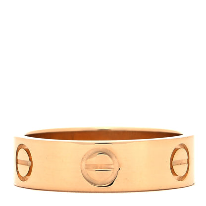 Cartier 18K Yellow Gold 5.5mm LOVE Ring 53 6.25 1 of 5