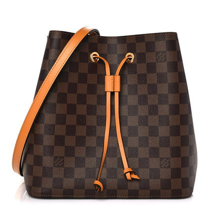 Louis Vuitton Damier Ebene Neonoe MM Safran 1 of 14