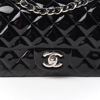 Chanel Patent Calfskin Quilted Mini Rectangular Flap Black 10 of 12